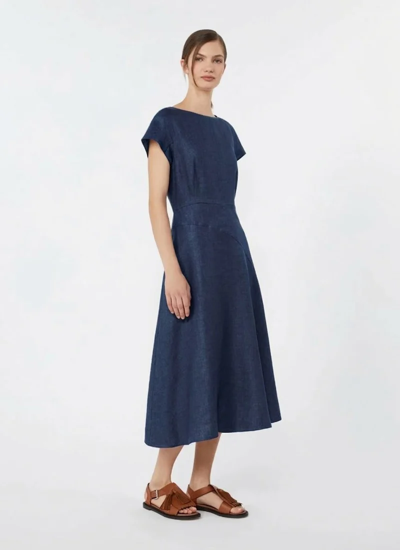 Esordio Linen Dress - Image 3