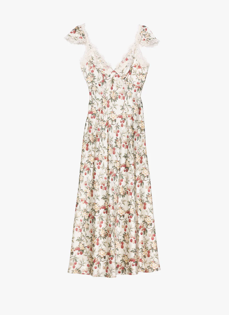 Fiona Silk Midi Dress - Image 4