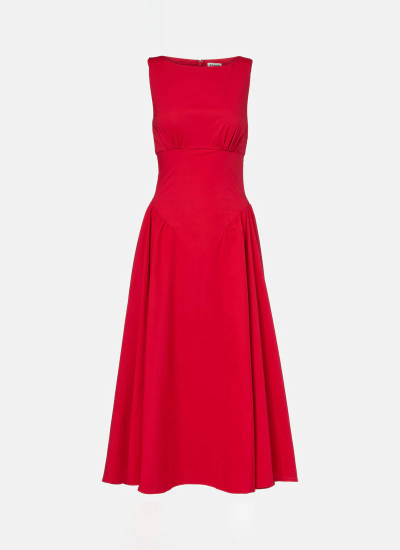 Gwen Cotton Sleeveless Midi Dress - Image 2
