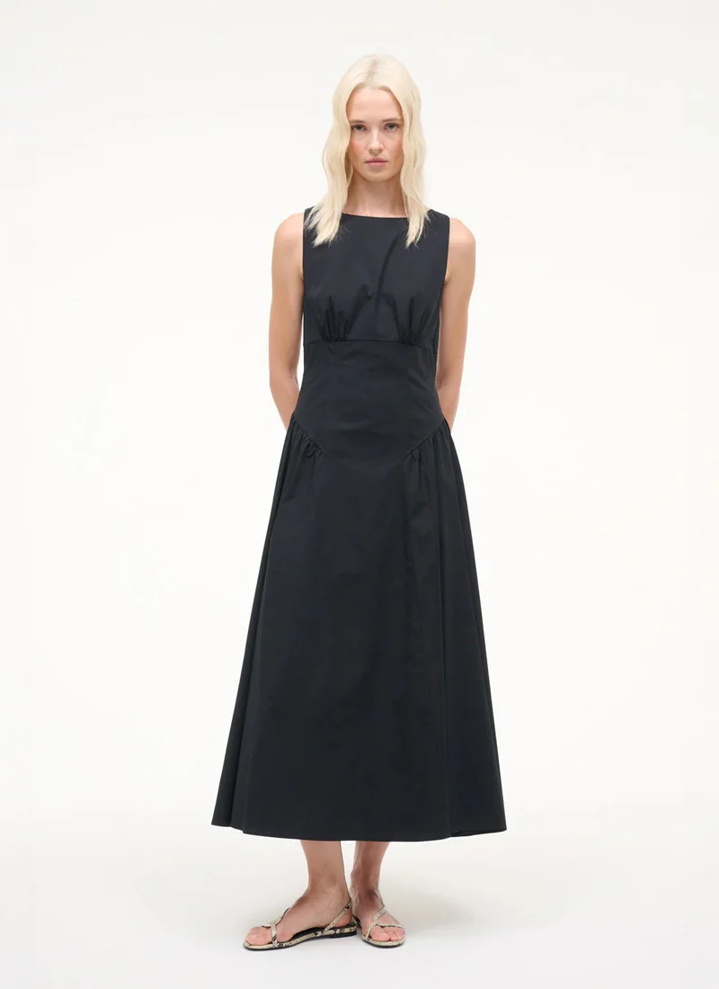 Gwen Cotton Sleeveless Midi Dress