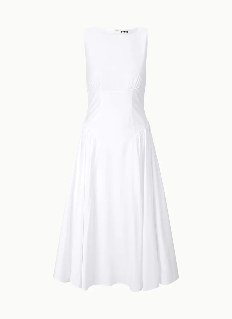 Gwen Cotton Sleeveless Midi Dress - Image 5