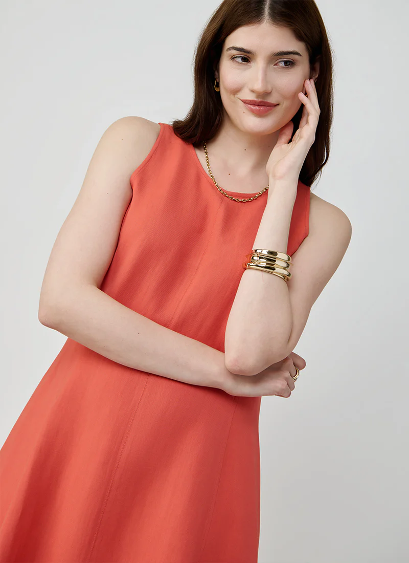 Lucy Sleeveless Midi Dress - Image 3