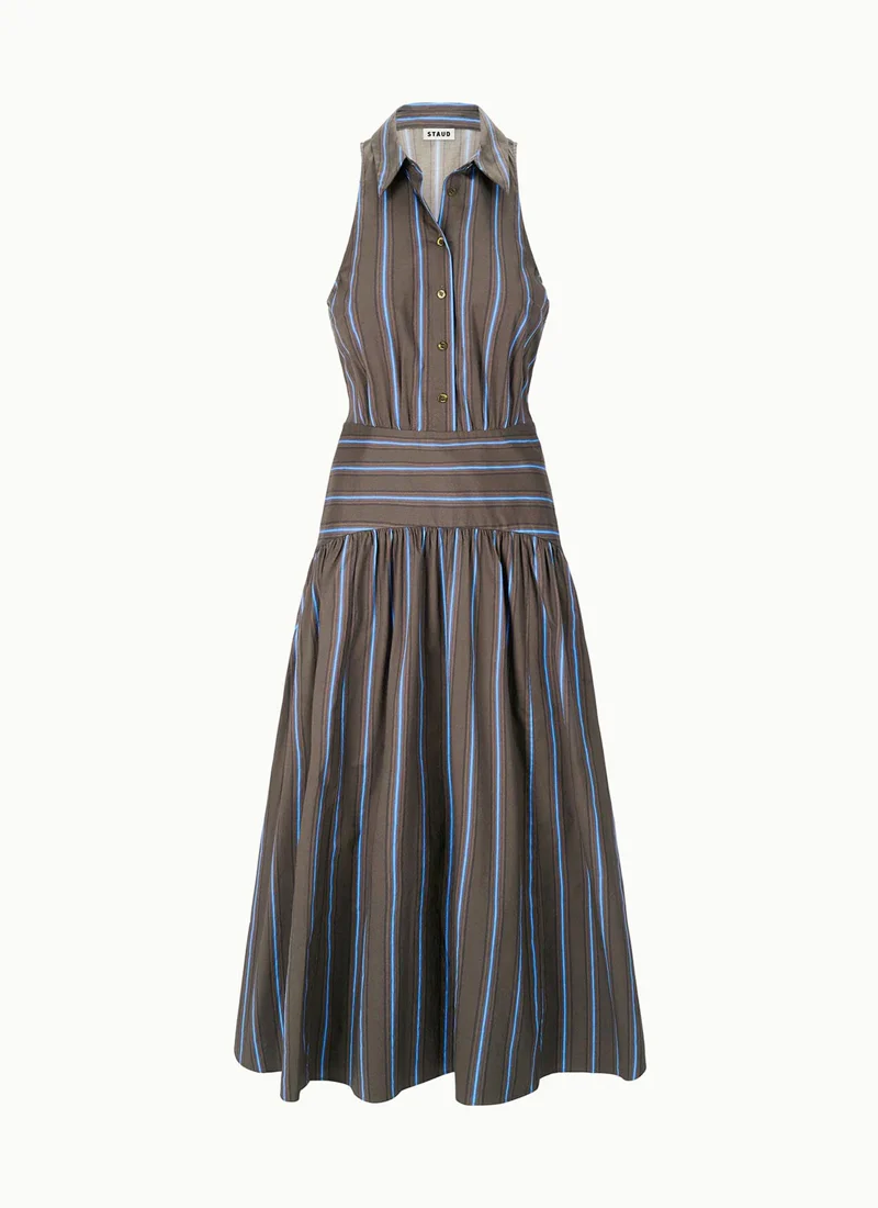 Romy Cotton Sleeveless Midi Dress - Image 5