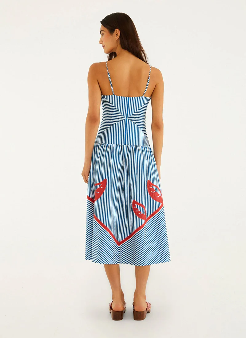 Sky Stripes Blue Sleeveless - Image 2