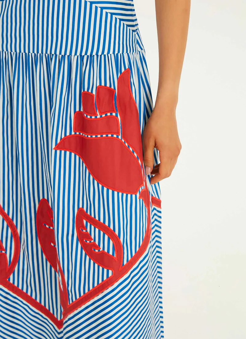 Sky Stripes Blue Sleeveless - Image 4