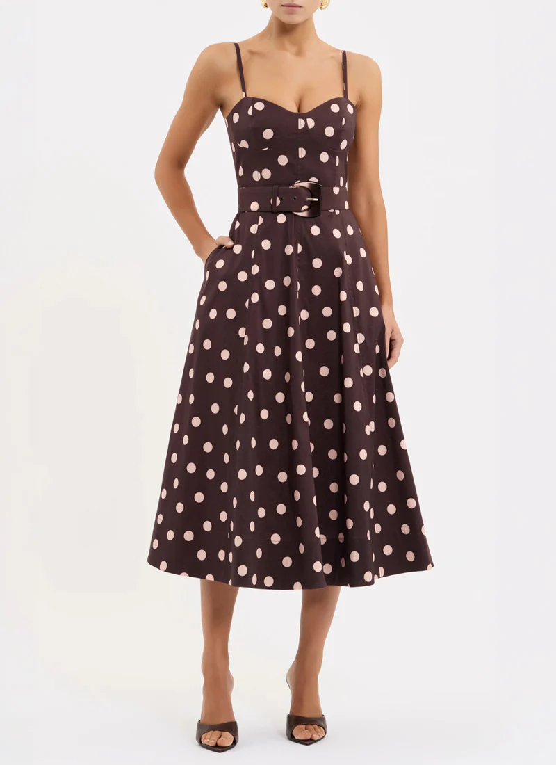 Vivianne Strap Midi Dress