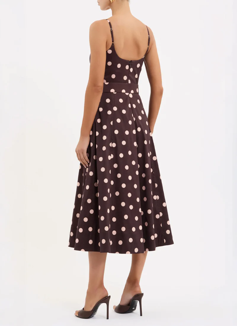 Vivianne Strap Midi Dress - Image 6