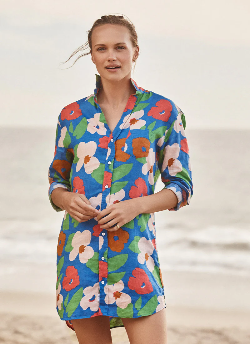 Mary Linen Classic Shirtdress - Image 4