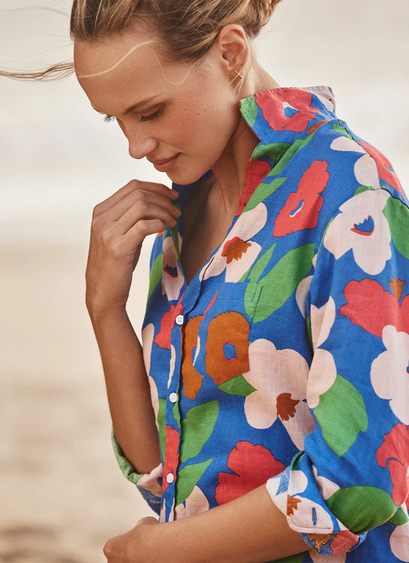 Mary Linen Classic Shirtdress - Image 5