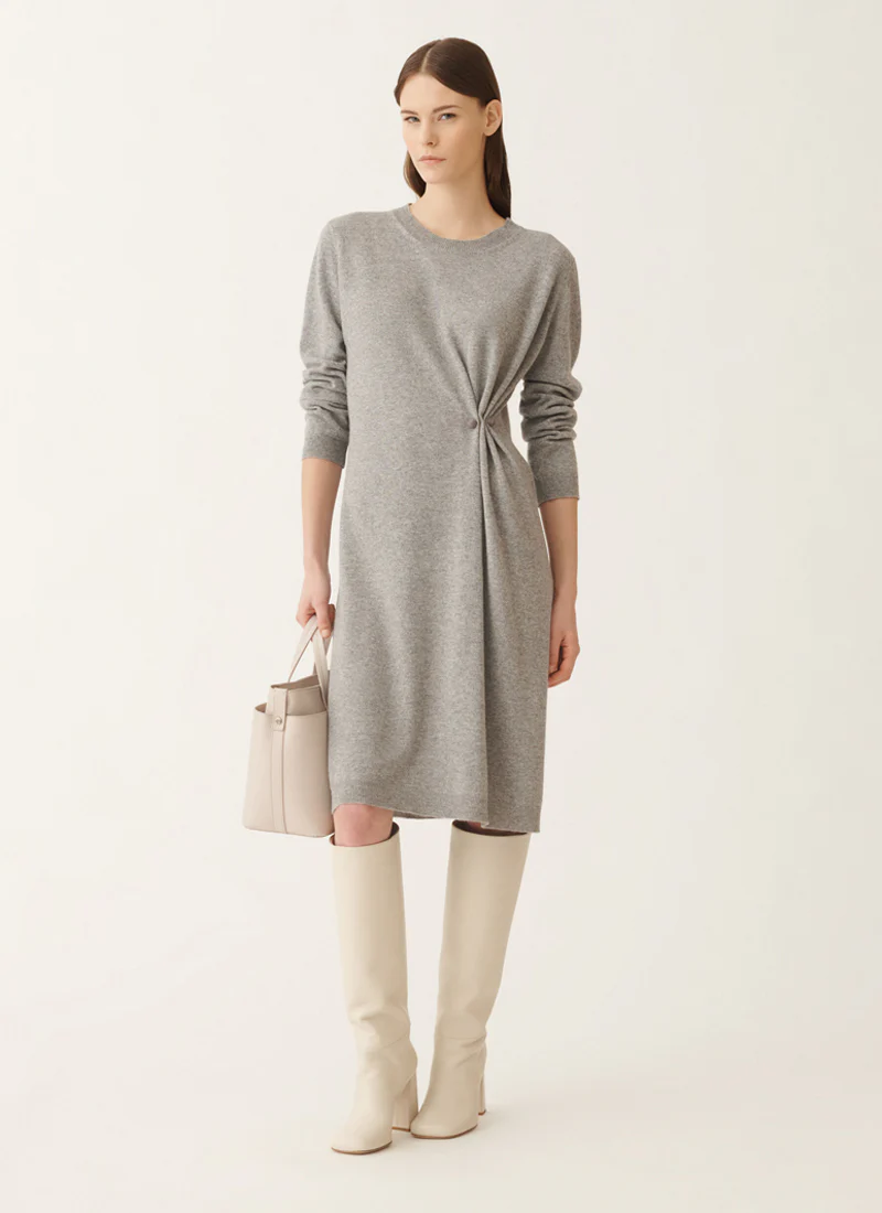 Pierced Knit Dress - Image 4