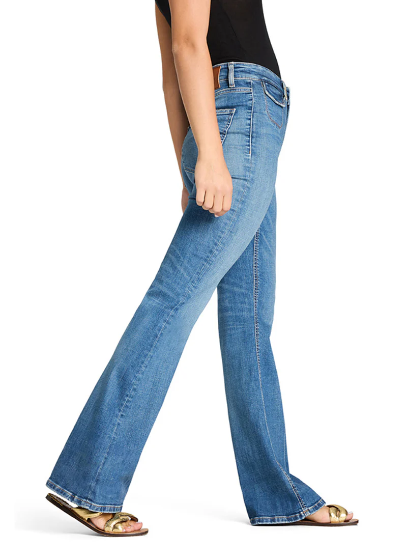 Fabienne Flap Pocket Flare Jeans - Image 4