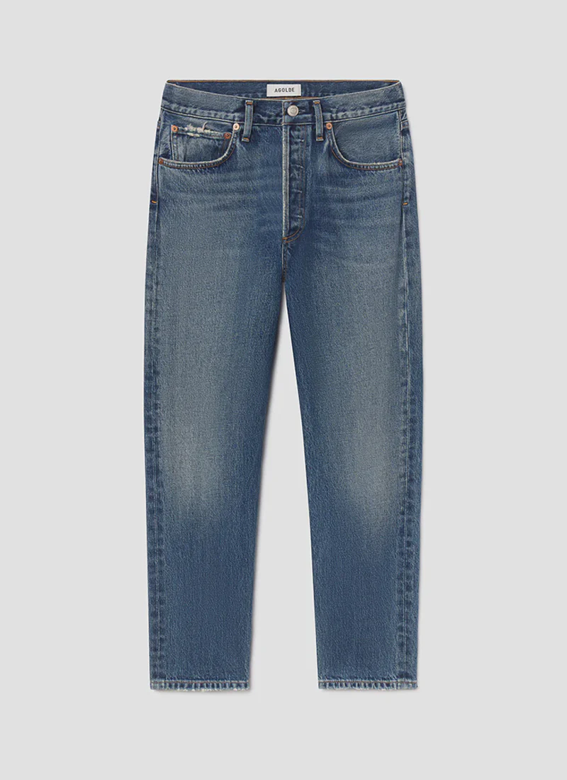 90's Crop Mid Rise Straight Jeans - Image 7