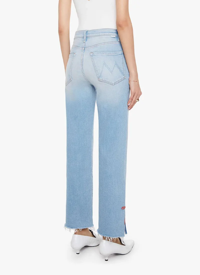 The Rambler Zip Slice Hover Fray Straight Leg Jeans - Image 2