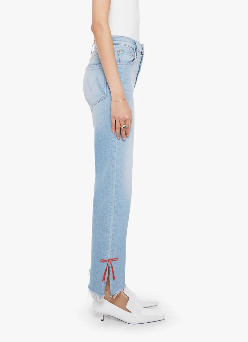 The Rambler Zip Slice Hover Fray Straight Leg Jeans - Image 3