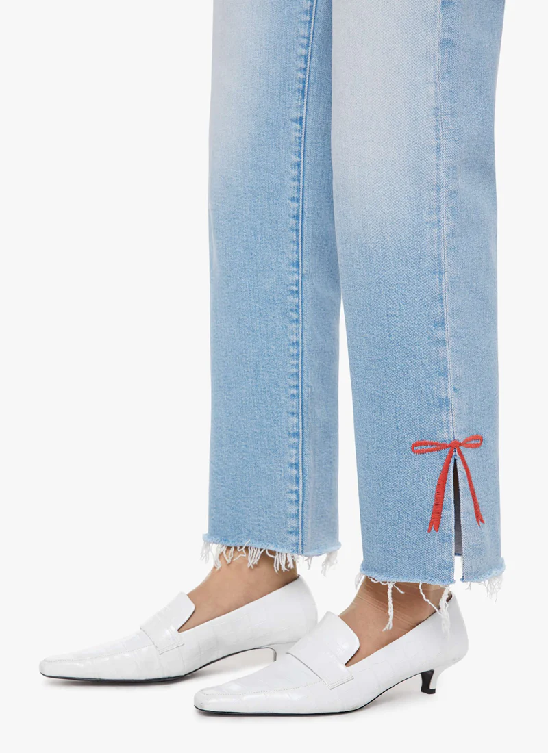 The Rambler Zip Slice Hover Fray Straight Leg Jeans - Image 4