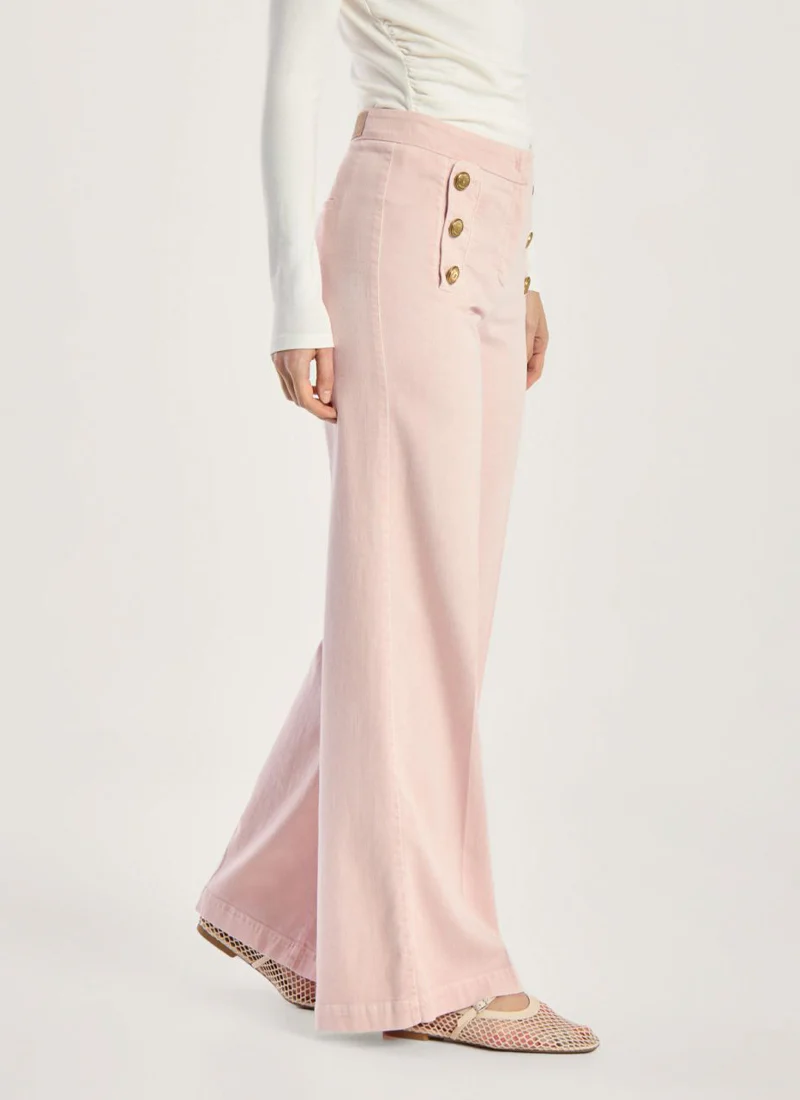 Bridget Sailor Button Denim Pant - Image 7