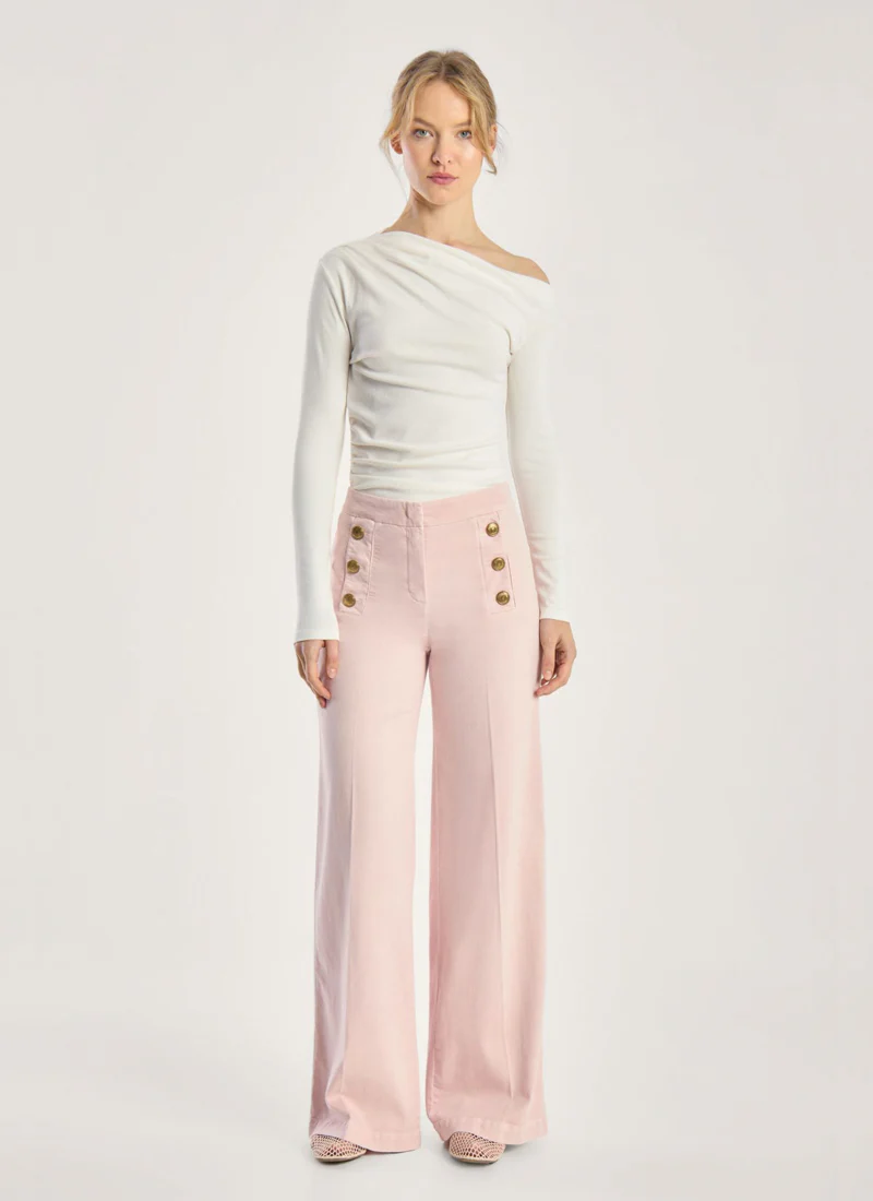 Bridget Sailor Button Denim Pant - Image 8