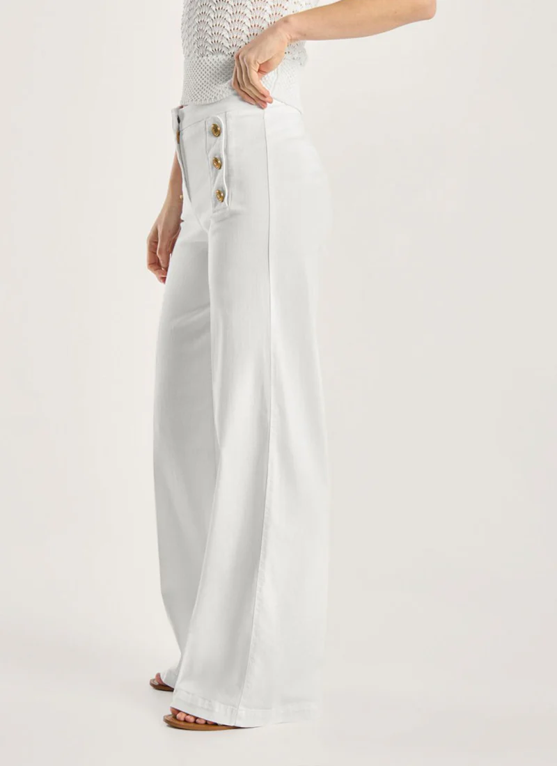 Bridget Sailor Button Denim Pant - Image 4
