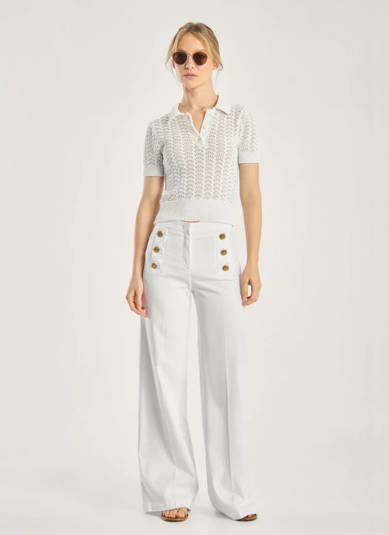Bridget Sailor Button Denim Pant - Image 8