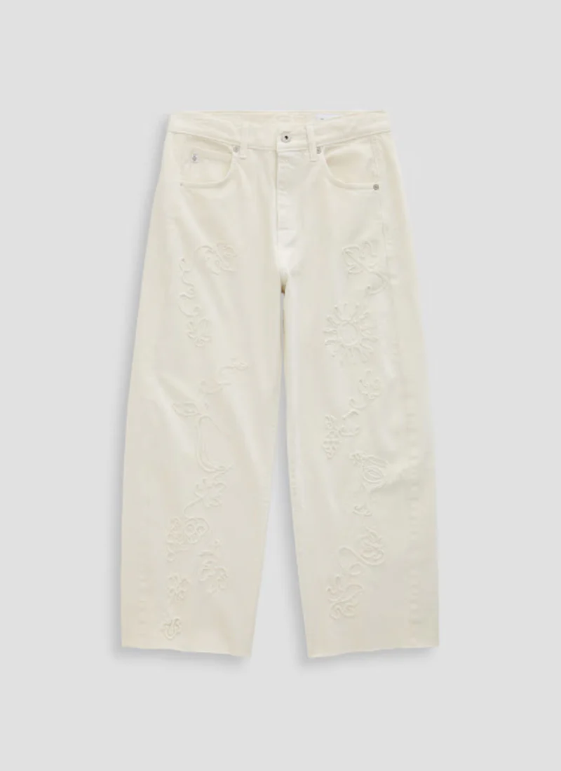Hattie Crop Wide Leg Jeans - Image 8