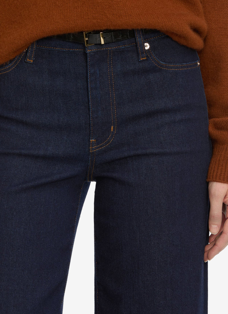Le Slim Palazzo Wide Leg Jeans - Image 4