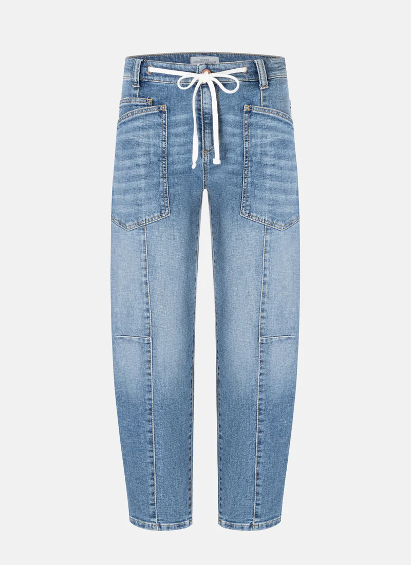 Ocean Drawstring Denim Jeans - Image 8
