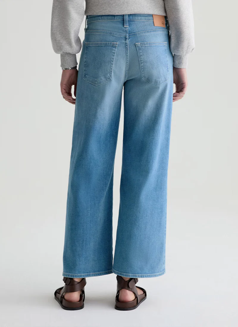 Saige Wide Leg Crop Jeans - Image 3