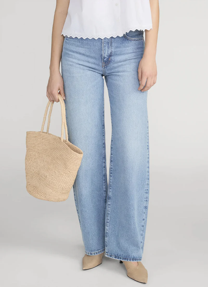The Bow Rapture Wide Leg Jeans