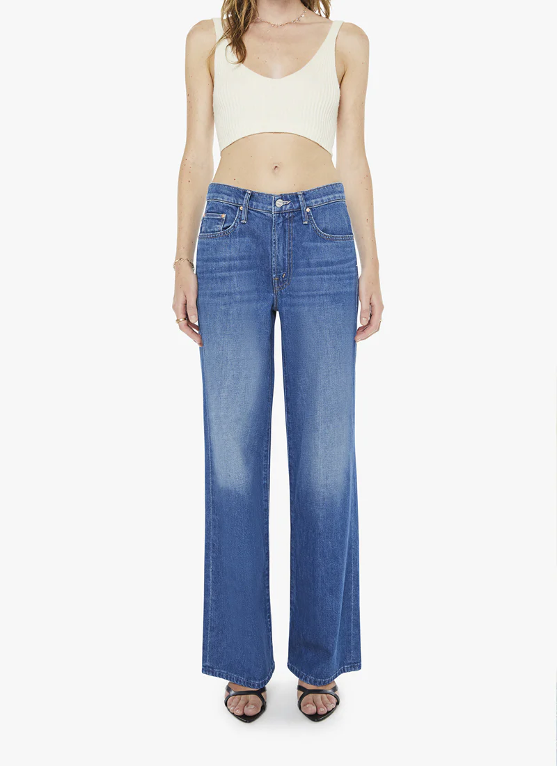 The Mid Rise Maven Skimp Wide leg Jeans - Image 5