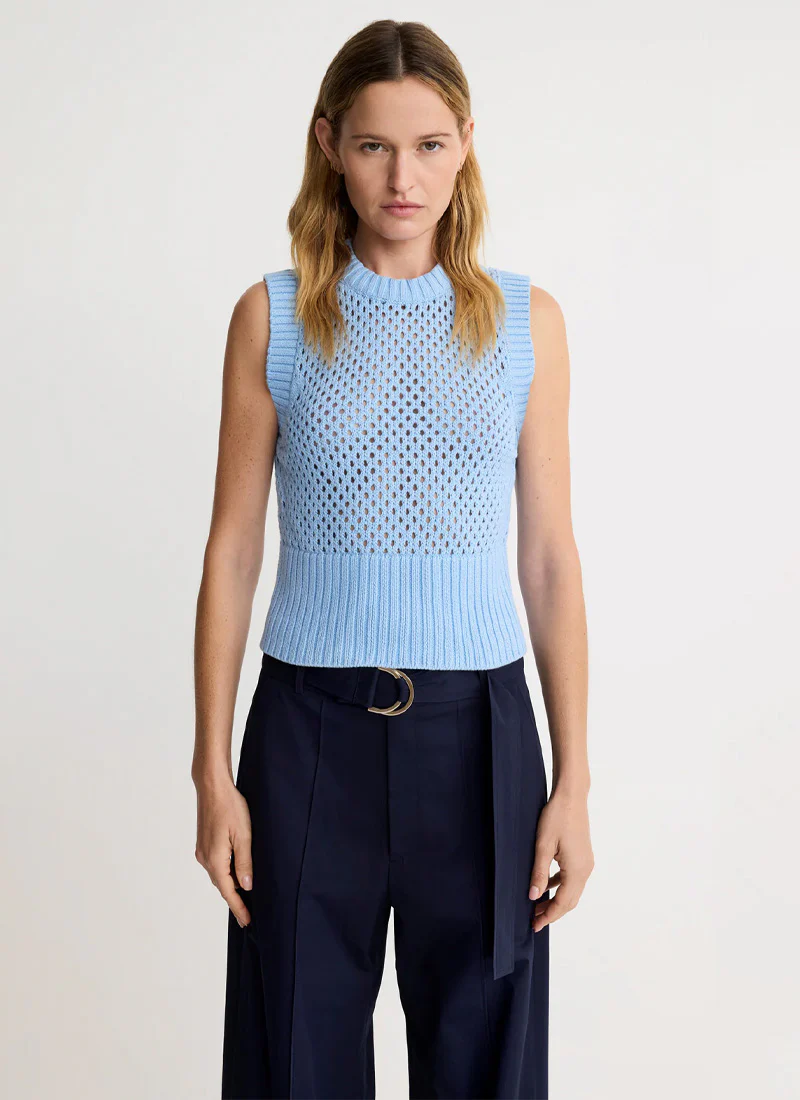 Mesh Knit Vest