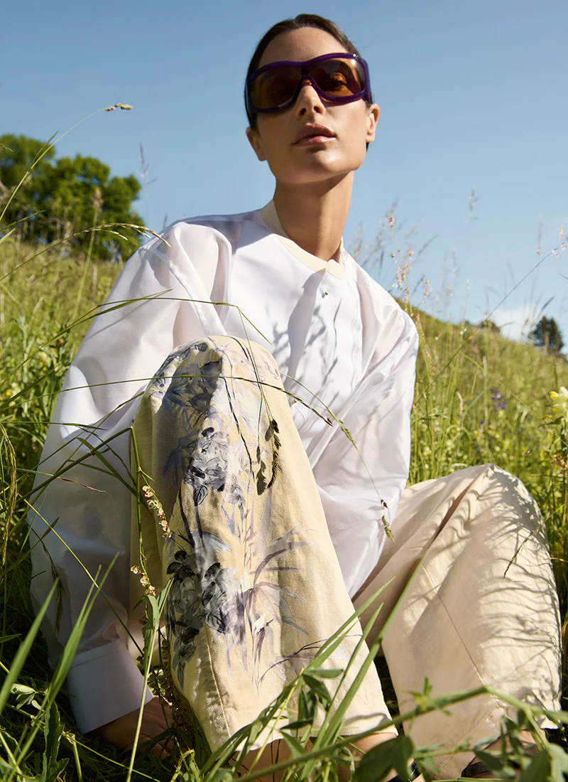 Adrienne Drawstring Floral Pant - Image 5