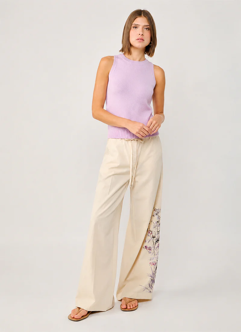 Adrienne Drawstring Floral Pant - Image 6