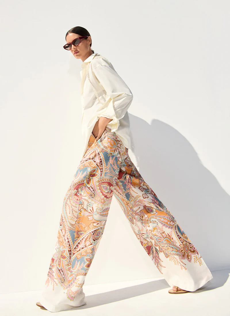 Adrienne Faded Paisley Pant - Image 2