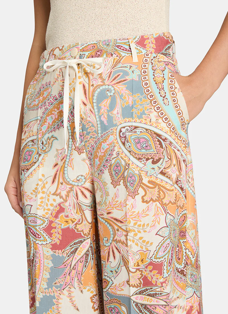 Adrienne Faded Paisley Pant - Image 5