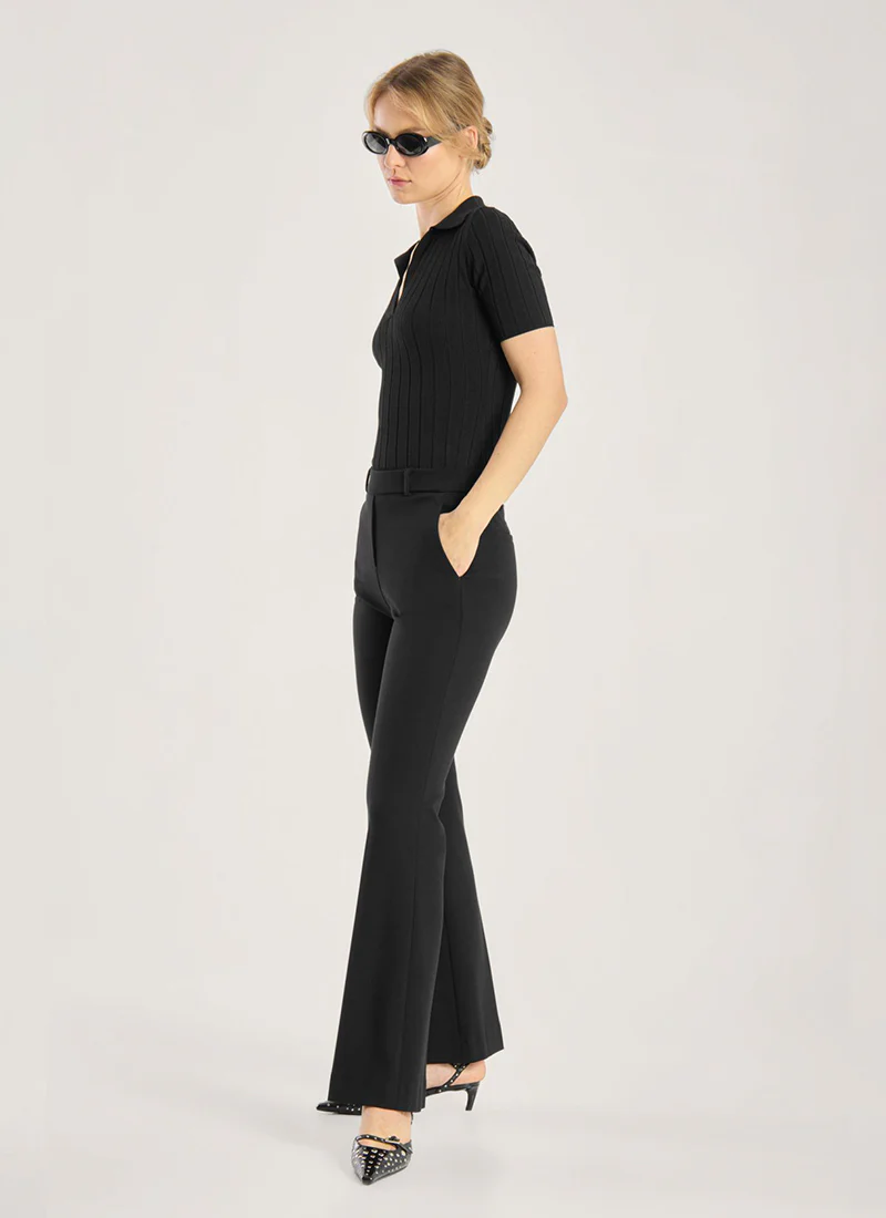 Asha Italian Jersey Flare Pant - Image 3