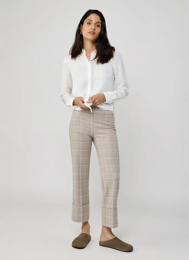 Bonnie Plaid Straight Leg Pant - Image 4