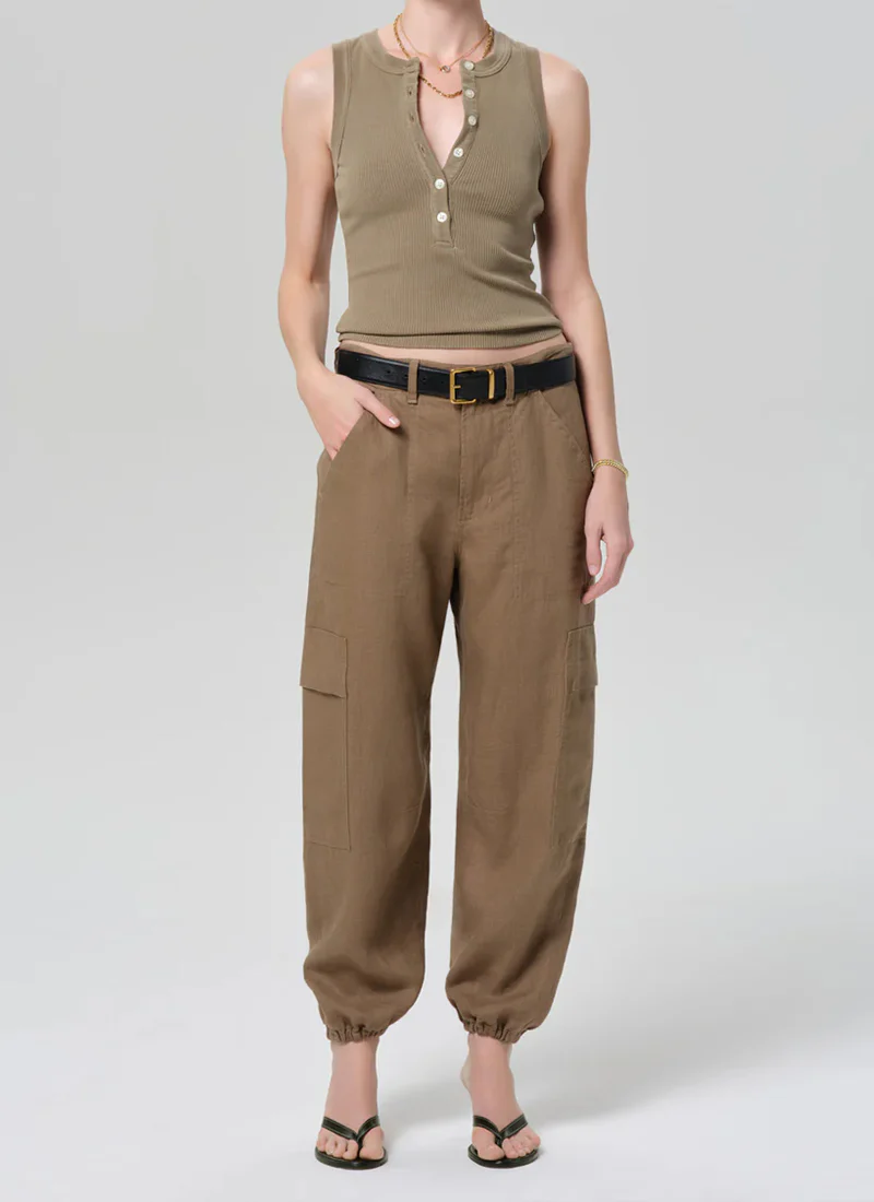 Ciela Linen Ballon Utility Pants - Image 2