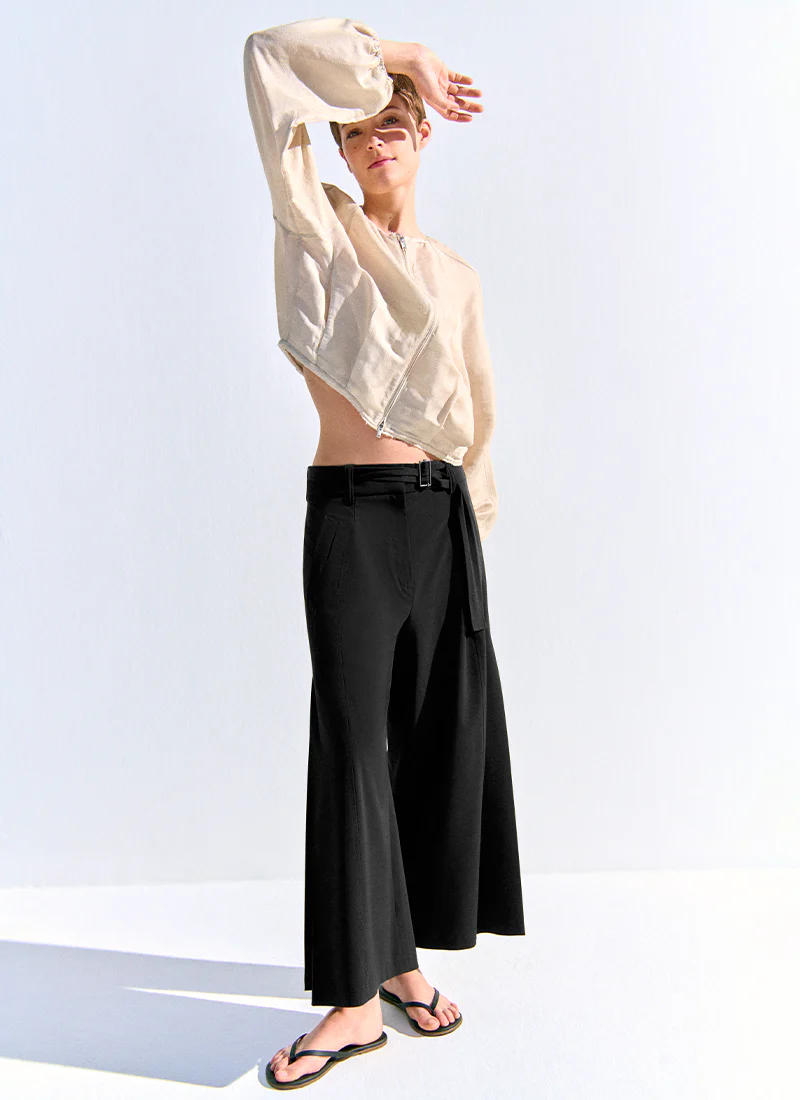 Celeste Belt Techno Crop Pant - Image 2