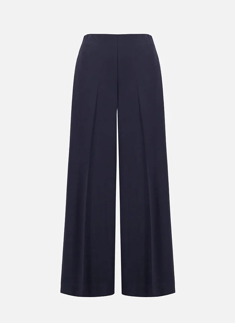 Crepe Viscose Flared Trousers - Image 4