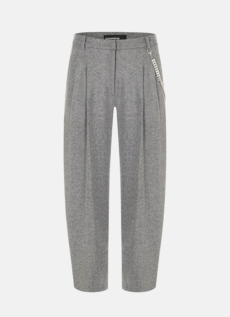Emilie Flannel Jersey Crystal Chain Pant - Image 6