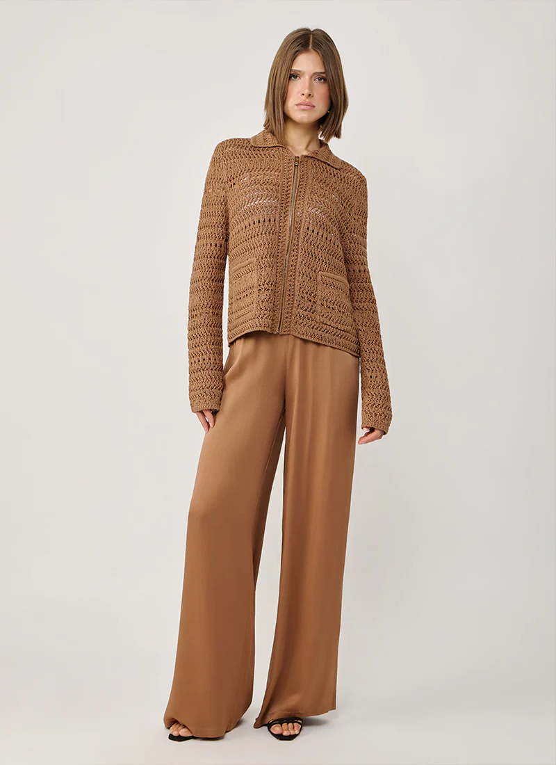 Amelia Enver Satin Wide Leg Pant - Image 7