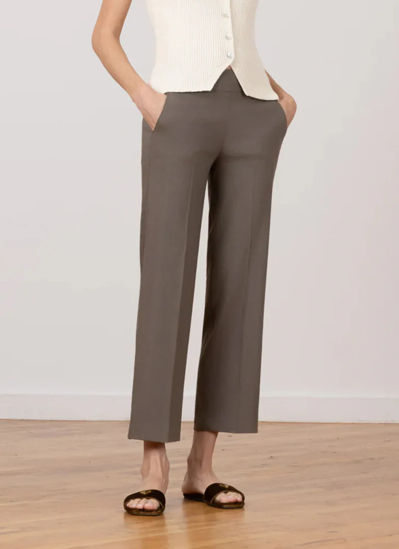 Grace Linen Ankle Wide Leg Pants