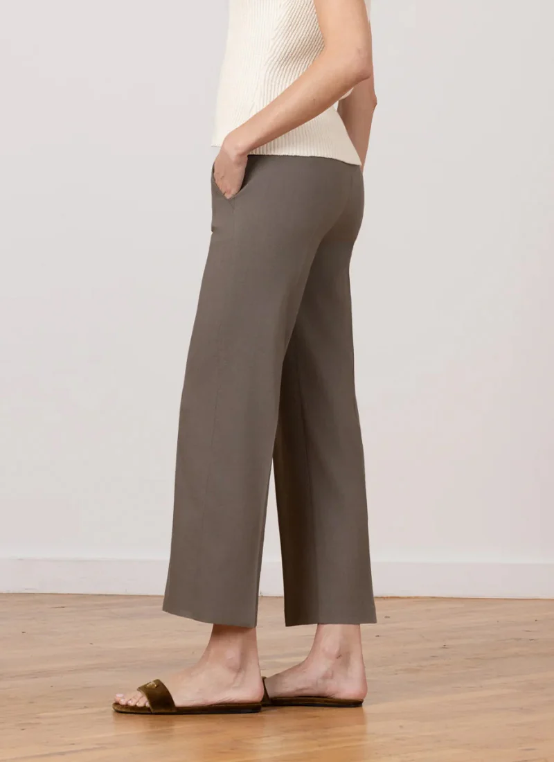 Grace Linen Ankle Wide Leg Pants - Image 2