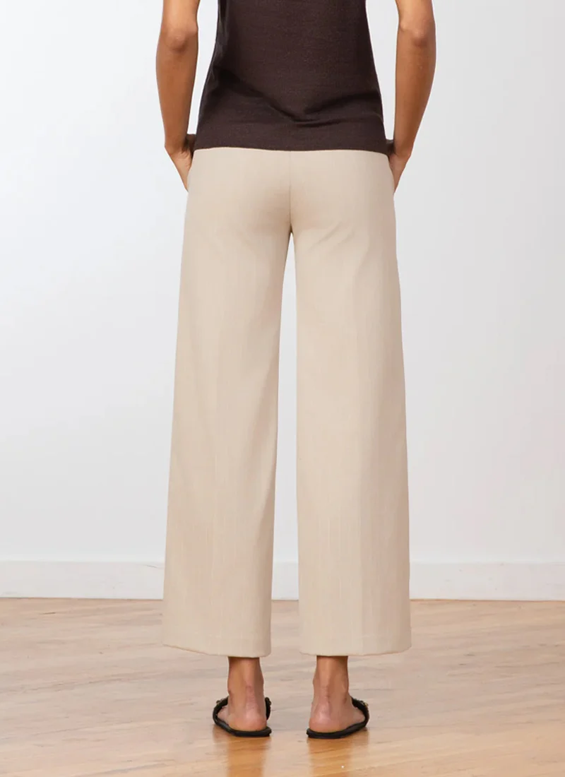 Grace Pinstripe Wide Leg Ankle Pant - Image 2