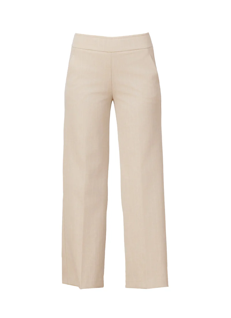 Grace Pinstripe Wide Leg Ankle Pant - Image 6