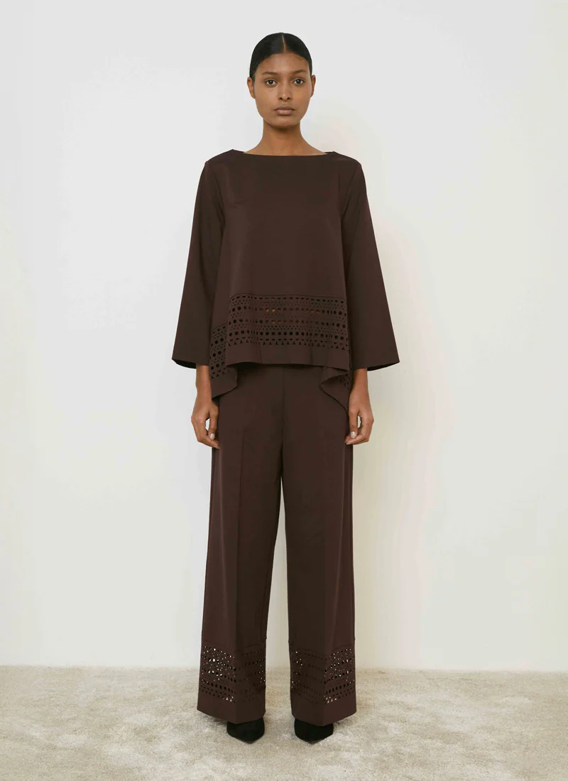 Laser Cut Hem Pant - Image 4