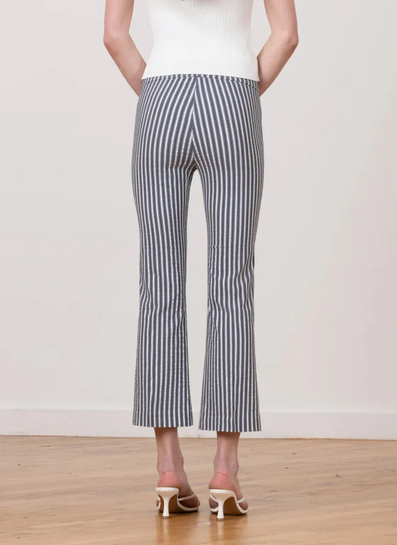 Leo Bistro Stripe Crop Flare Pant - Image 2