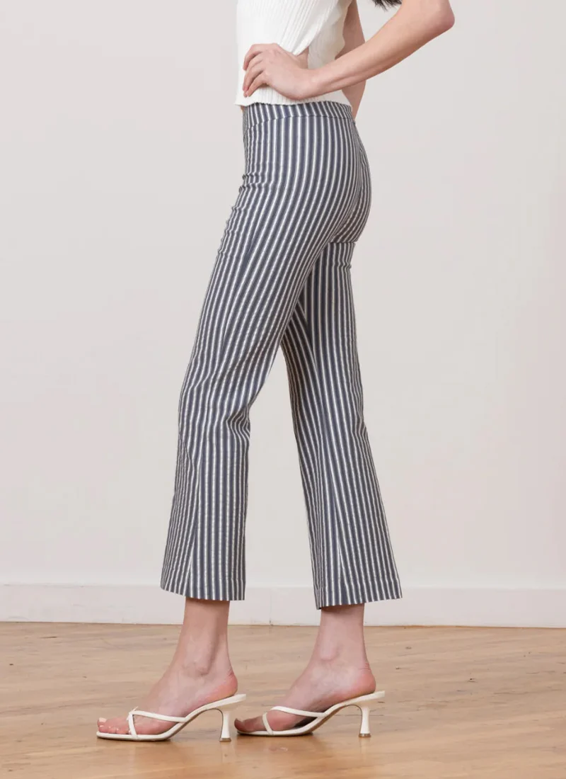 Leo Bistro Stripe Crop Flare Pant - Image 3