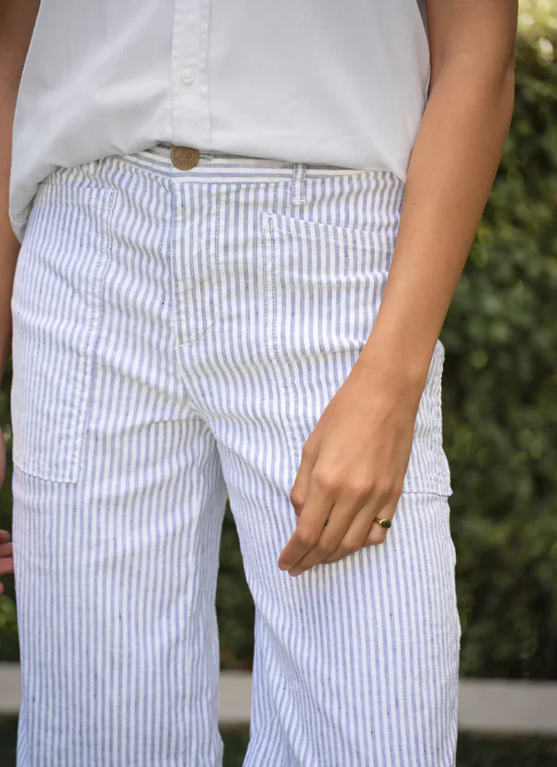 Limerick Seersucker Wrap Pocket Pant - Image 3