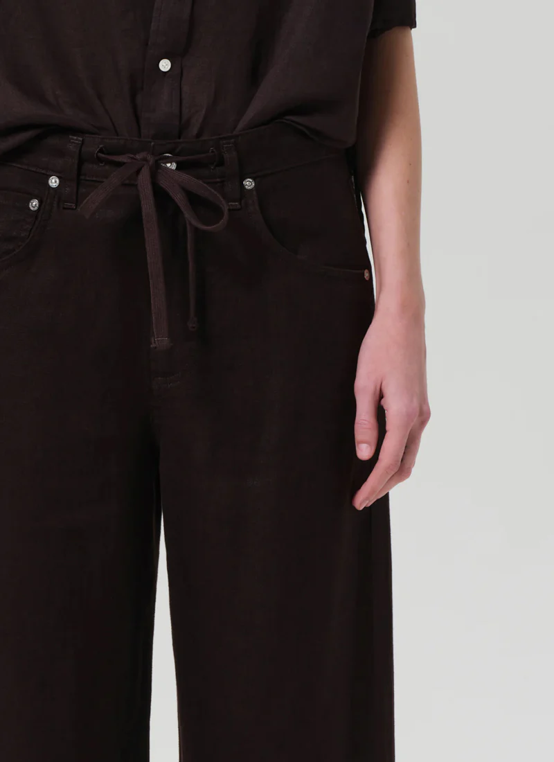 Brynn Drawstring Linen Trouser - Image 5